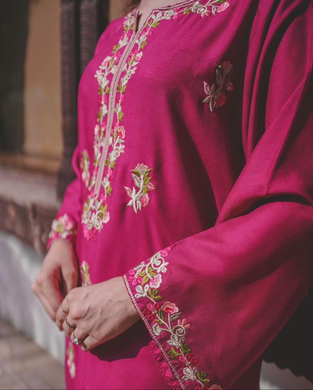 KINZAY Fancy Embroidered Stitched 2 Piece