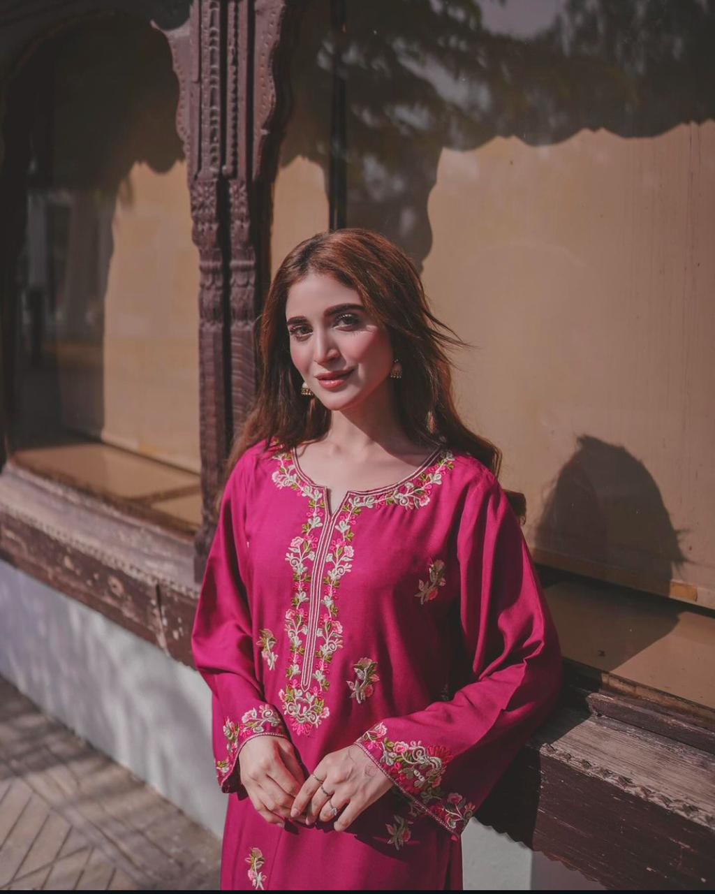 KINZAY Fancy Embroidered Stitched 2 Piece