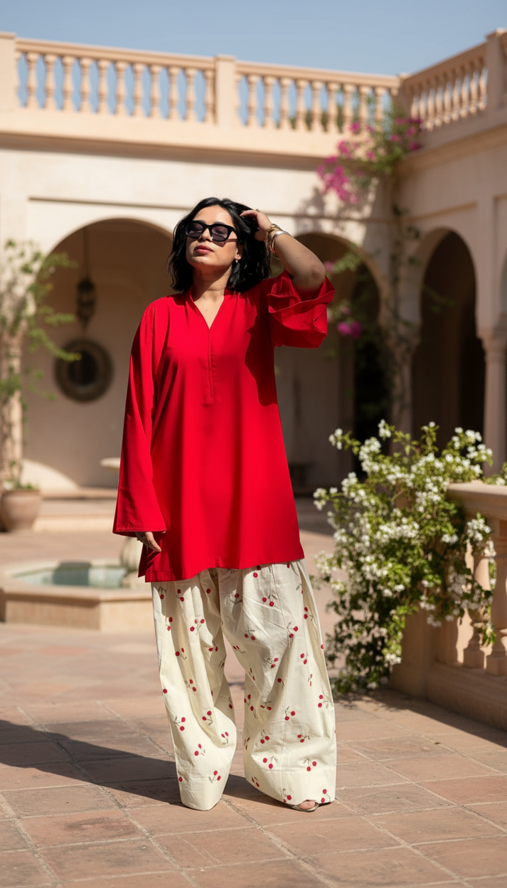 Kinzay Cherry 🍒 Co-ord