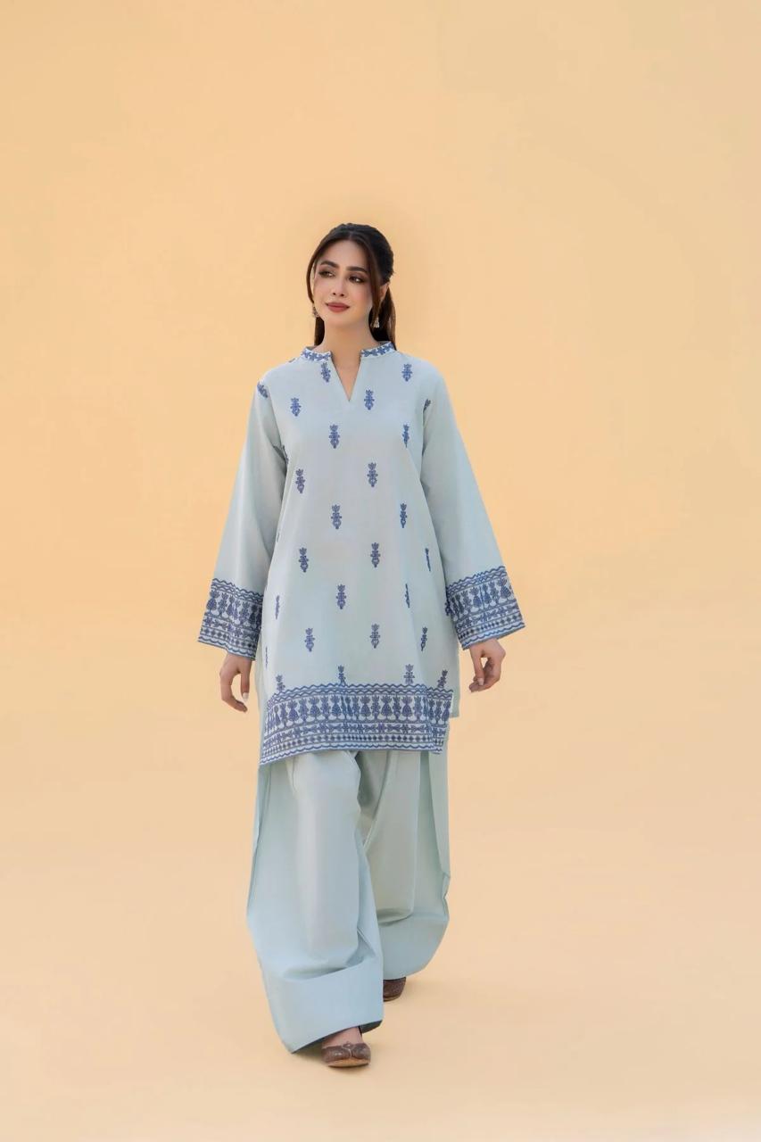 KINZAY Lawn 2pc (Farshi Shalwar)