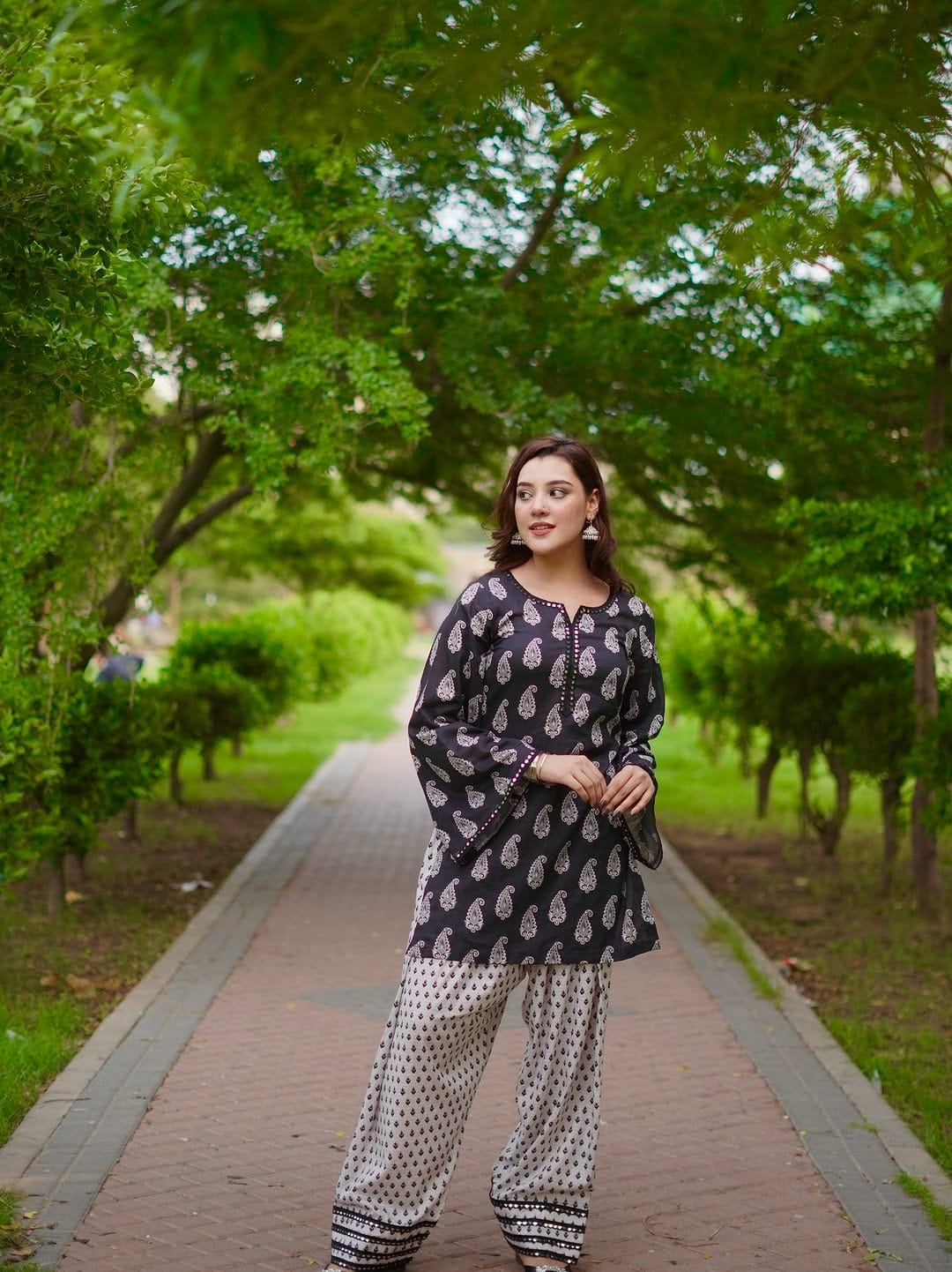 KINZAY linen(Farshi co-ord)