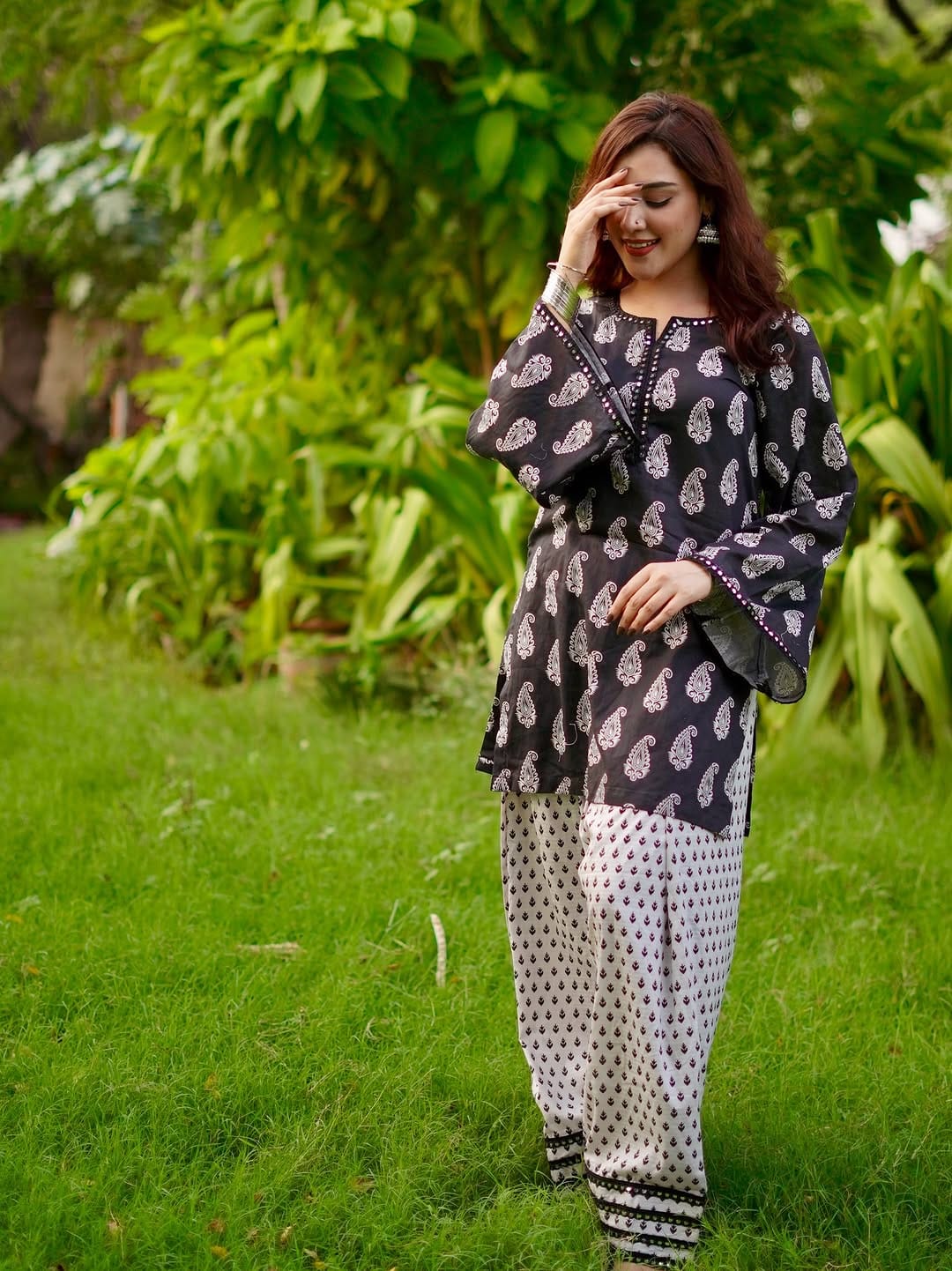 KINZAY linen(Farshi co-ord)
