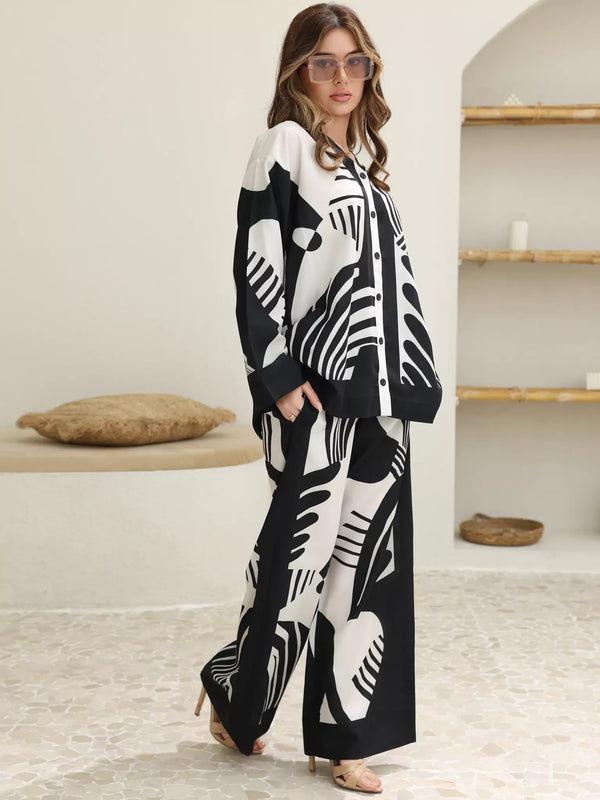 KINZAY digital co-ord set