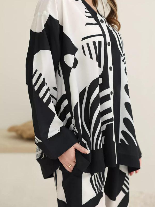 KINZAY digital co-ord set