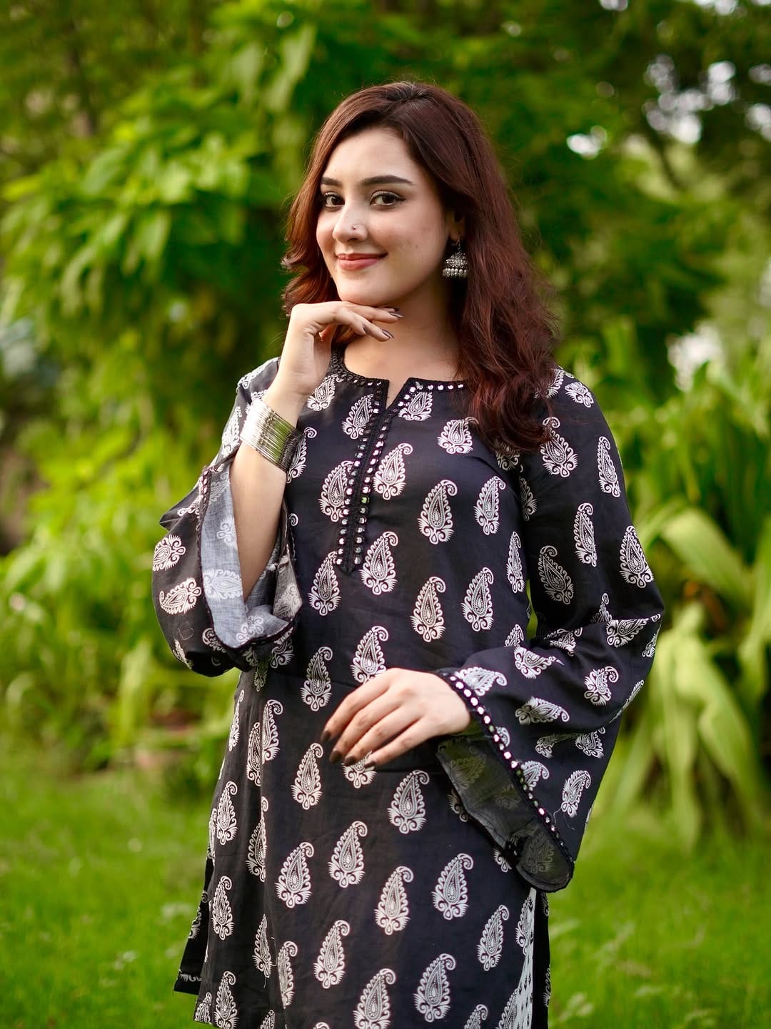 KINZAY linen(Farshi co-ord)