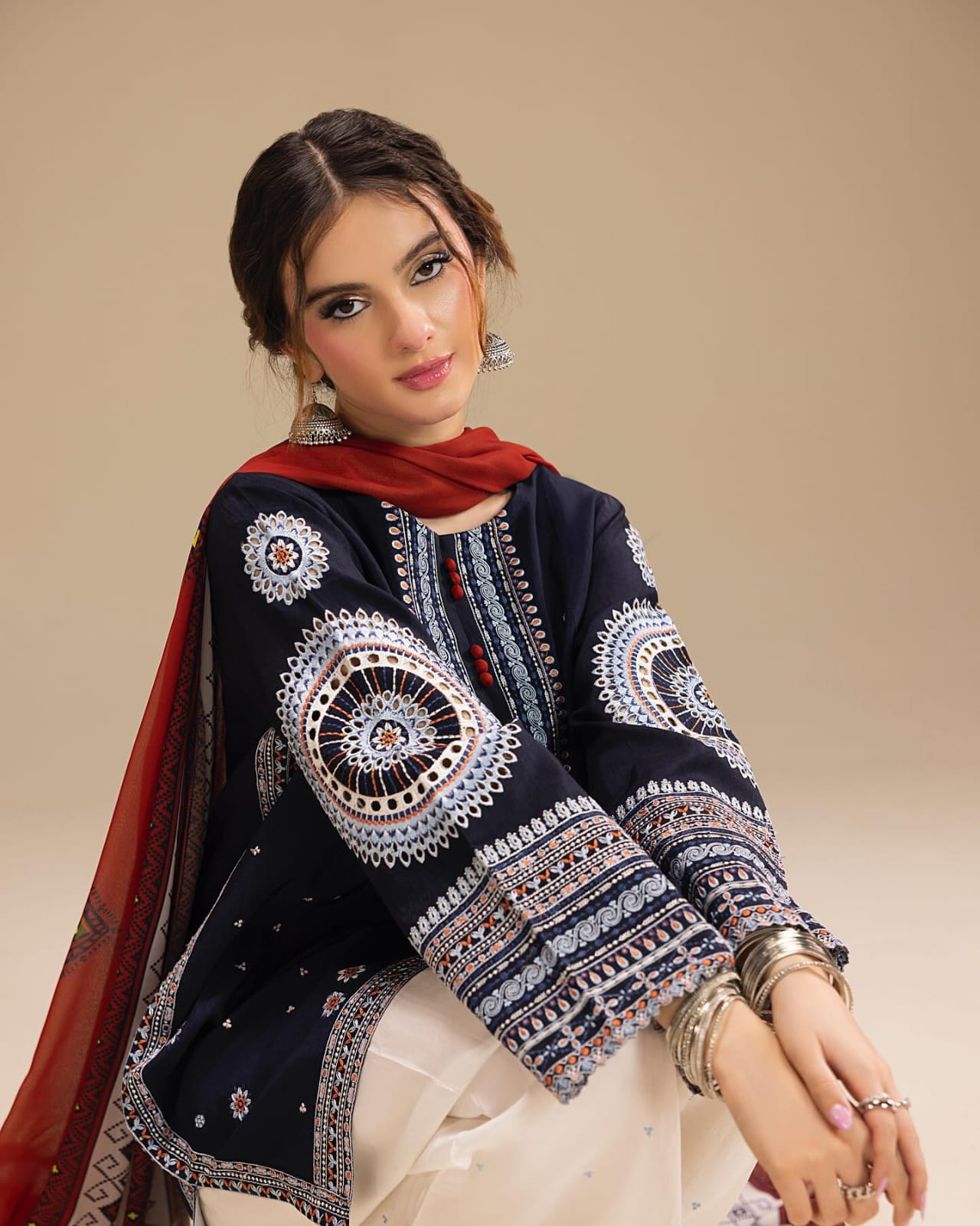 KINZAY EMBROIDERY 3PC