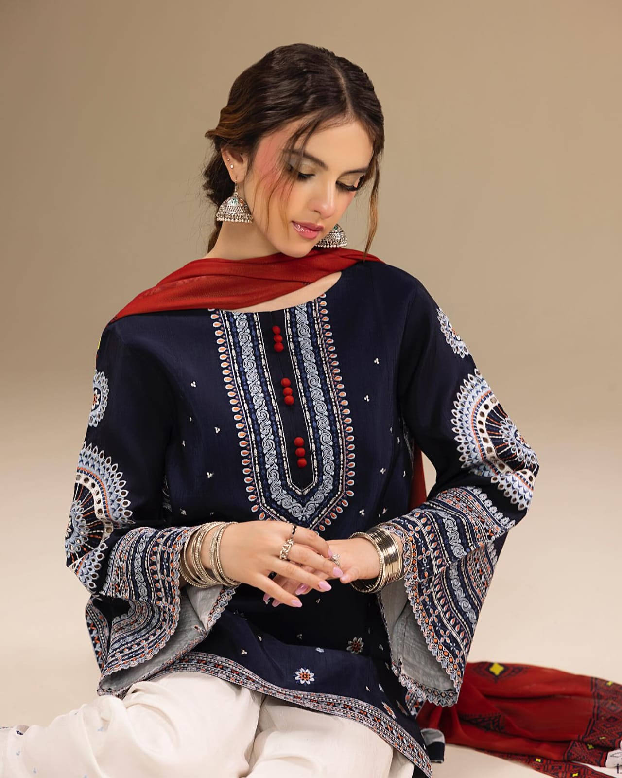 KINZAY EMBROIDERY 3PC