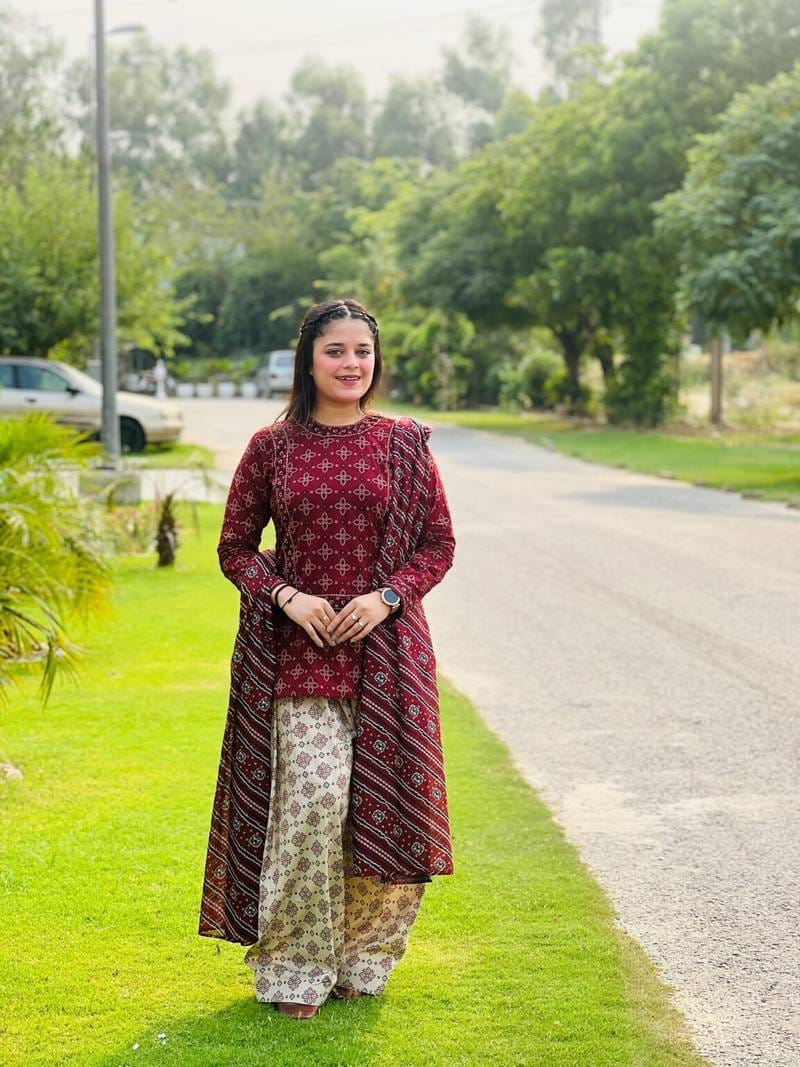 KINZAY 3 PCs with Farshi shalwar