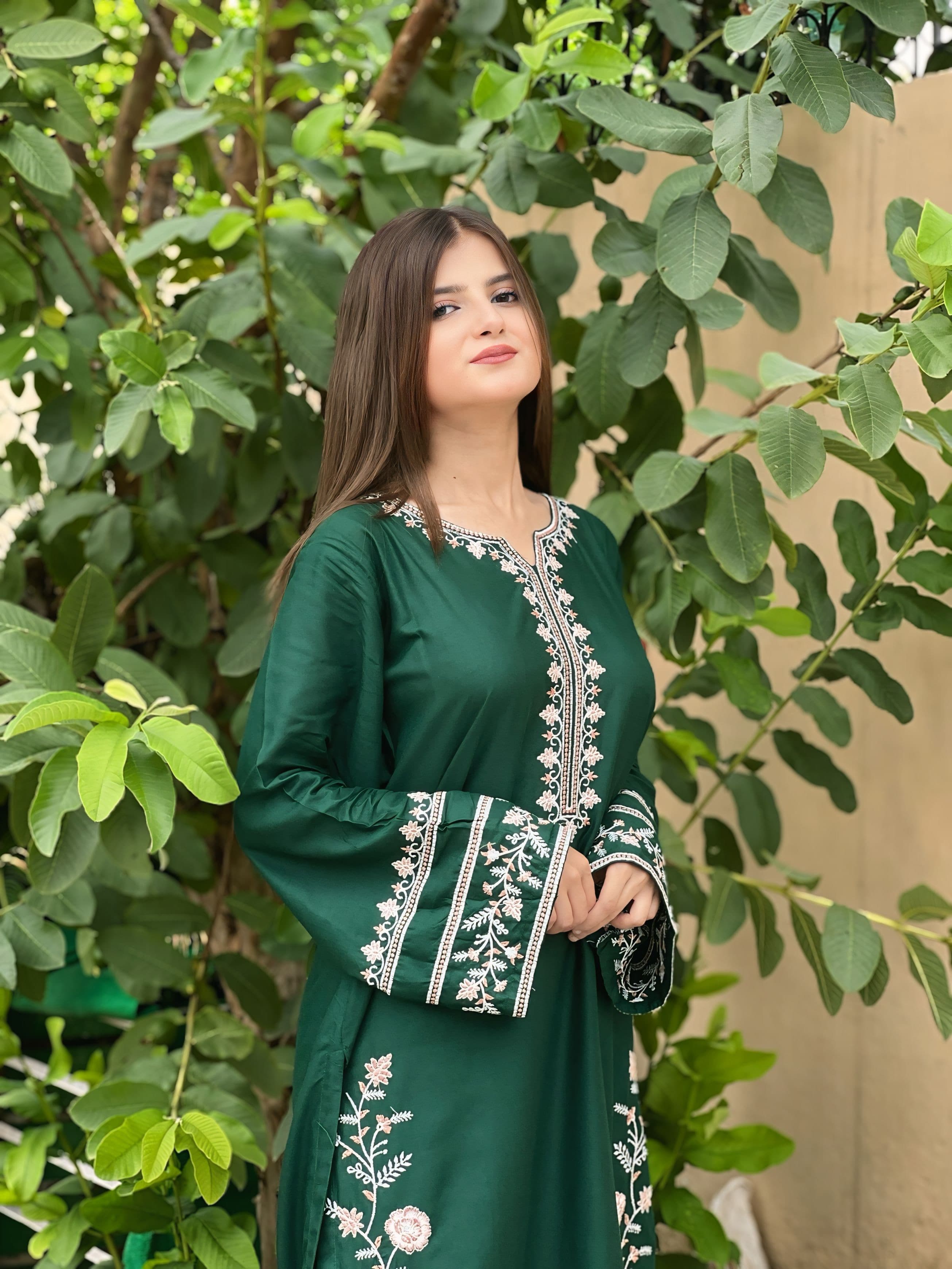 KINZAY 14 august Embroidery long length 2 pc
